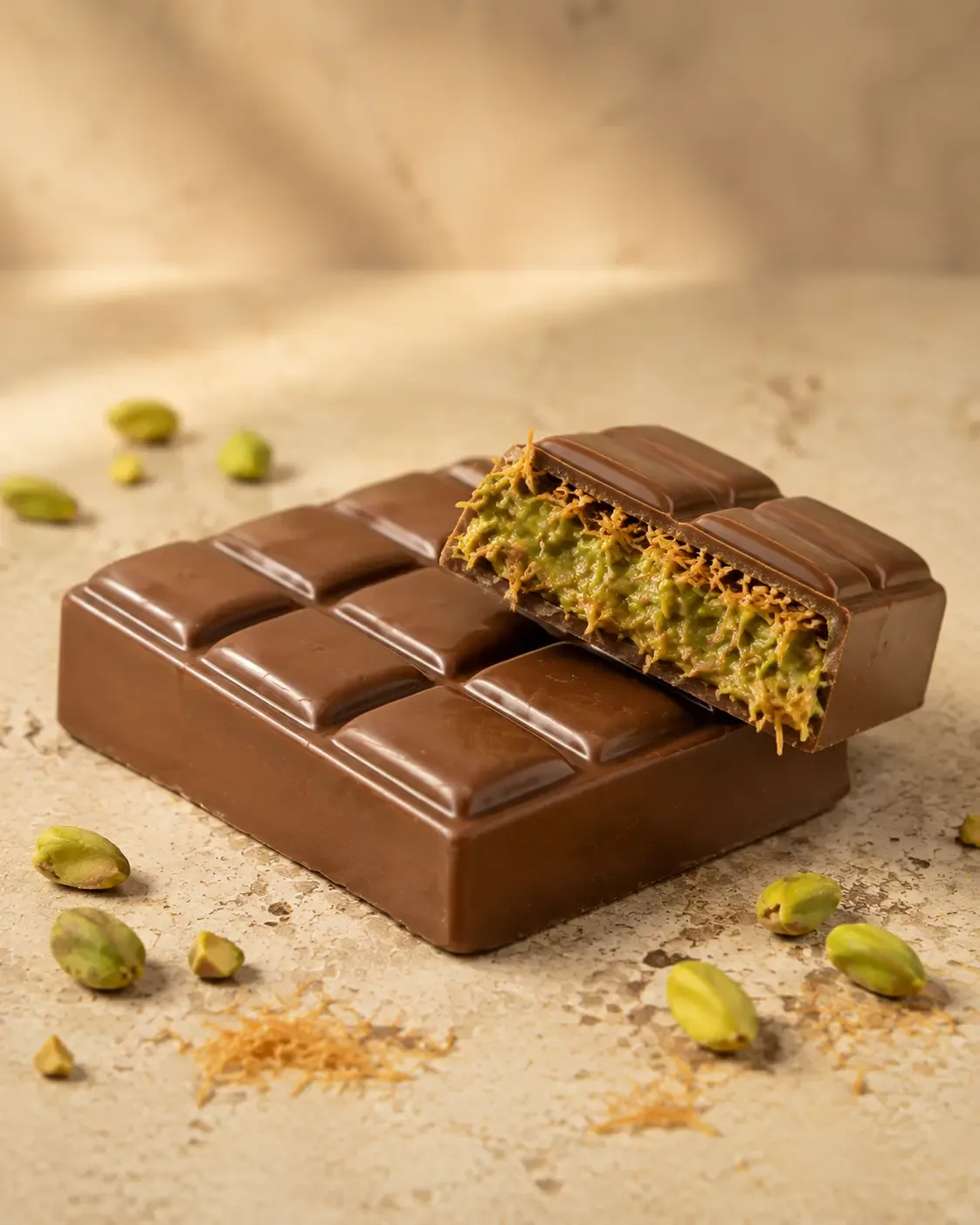 Dubai Chocolate with Kunafa